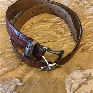 Very nice Brighton alligator style genuine leather